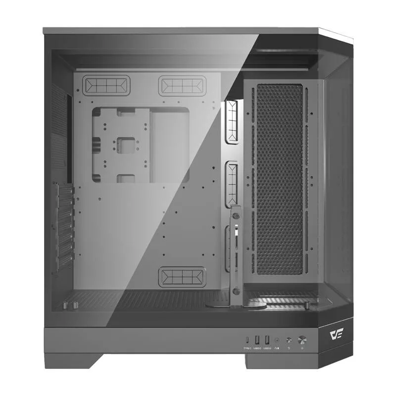 DARKFLASH DQX90 Case per computer Mid-Tower nero con vetro temperato