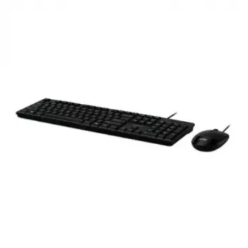 Acer AAK400 Set tastiera e mouse con filo - layout US - nero - confezione retail