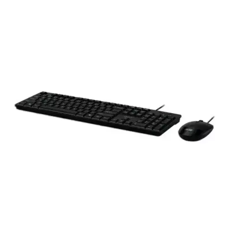 Acer AAK400 Set tastiera e mouse con filo - layout US - nero - confezione retail
