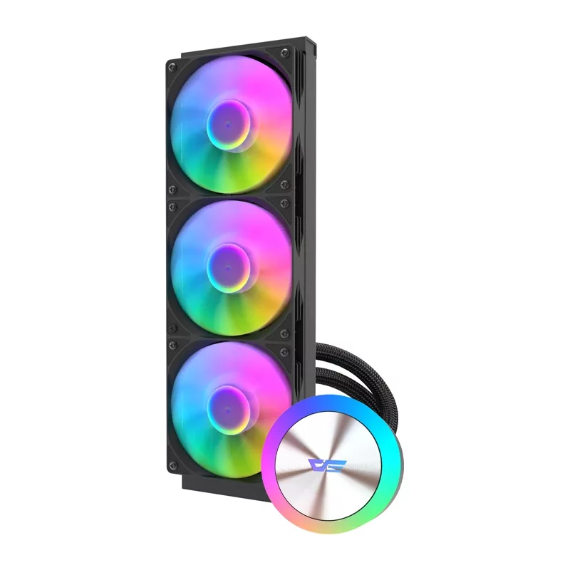 Darkflash DG360 dissipatore CPU liquido AIO 360mm (nero)
