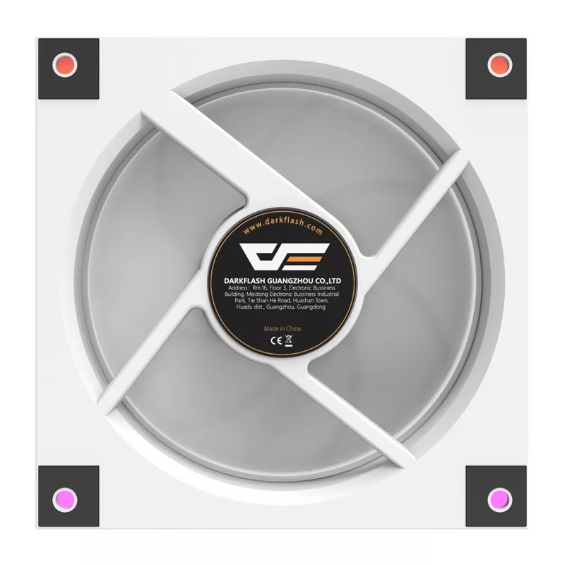 DarkFlash DM20 LINE ventola per case (bianco) 120mm PWM ARGB