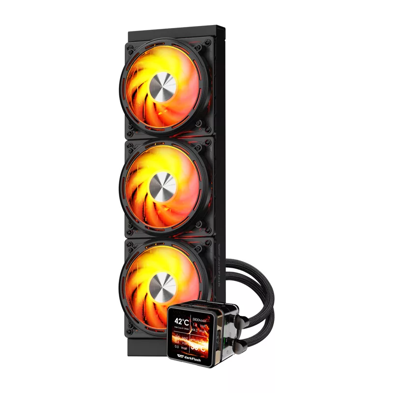Darkflash DE360 raffreddamento a liquido per CPU, nero