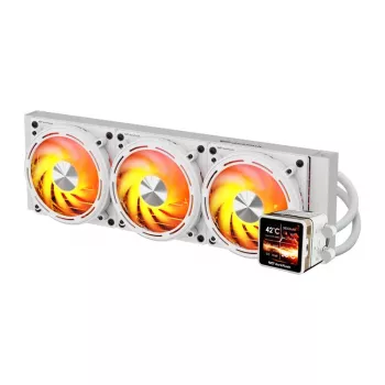 Darkflash DE360 dissipatore CPU a liquido, bianco