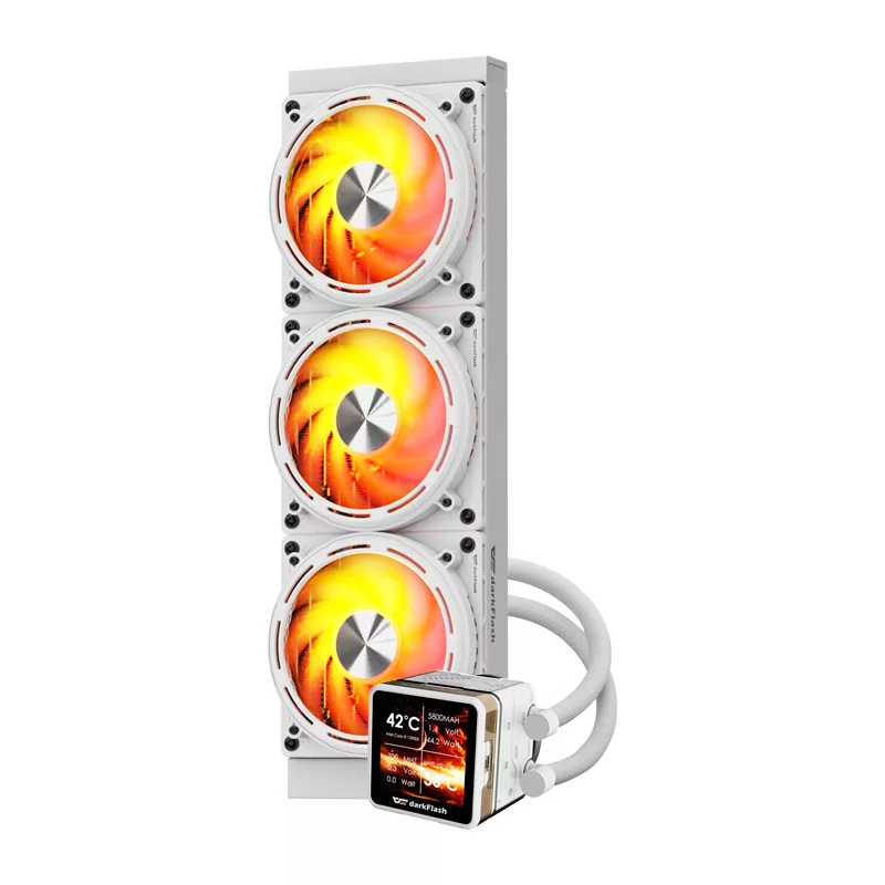 Darkflash DE360 raffreddamento a liquido per CPU, bianco