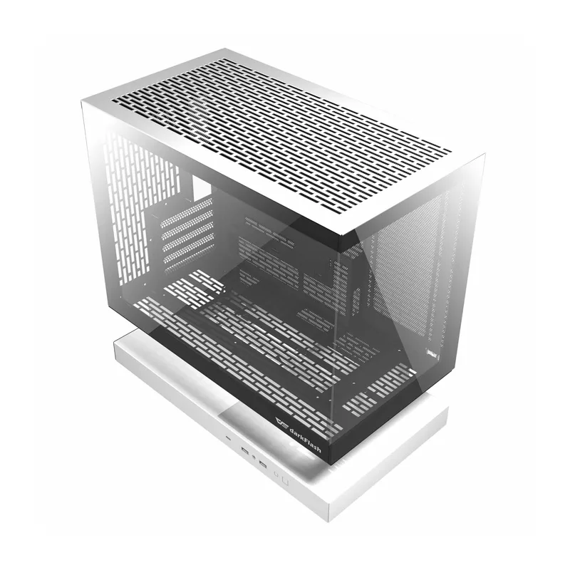 Darkflash F1 case per computer Mid Tower bianco + 6 ventole ARGB