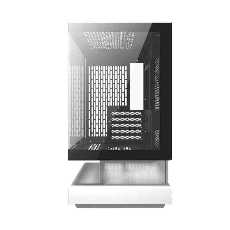 Darkflash F1 case per computer Mid Tower bianco + 6 ventole ARGB