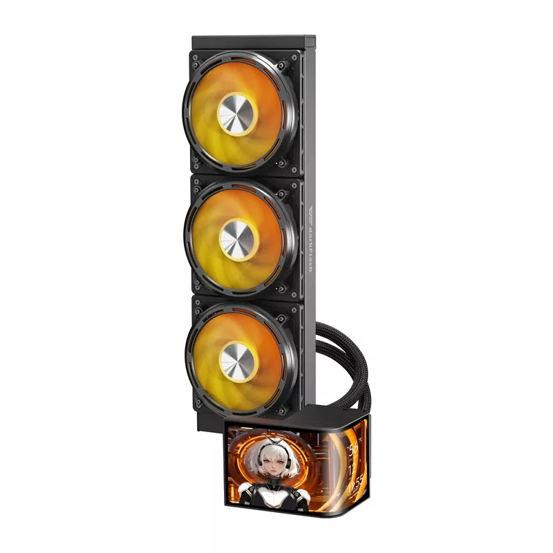 DarkFlash UV360 dissipatore per CPU, nero