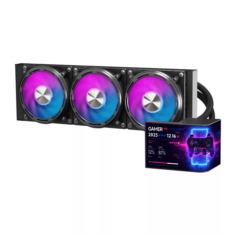 DarkFlash UV360 dissipatore per CPU, nero