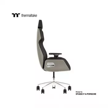 Thermaltake ARGENT E700 Ice Grey Metallic Alcantara Leather sedia gaming