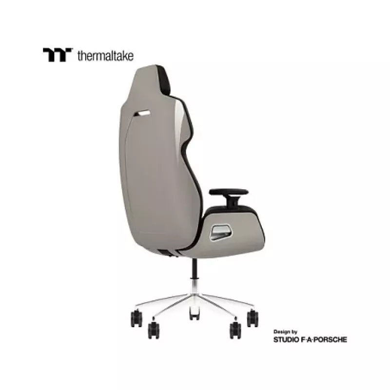 Thermaltake ARGENT E700 Ice Grey Metallic Alcantara Leather sedia gaming