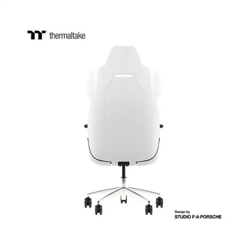 Thermaltake ARGENT E700 Glacier White con seduta in vera pelle Slate Gray Crayon