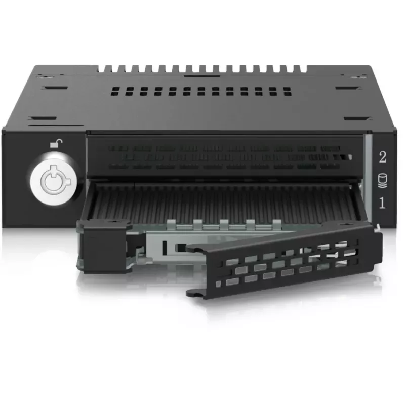 ICY DOCK ToughArmor MB833MK-B V2 alloggiamento mobile per SSD M.2 PCIe NVMe tutto in metallo