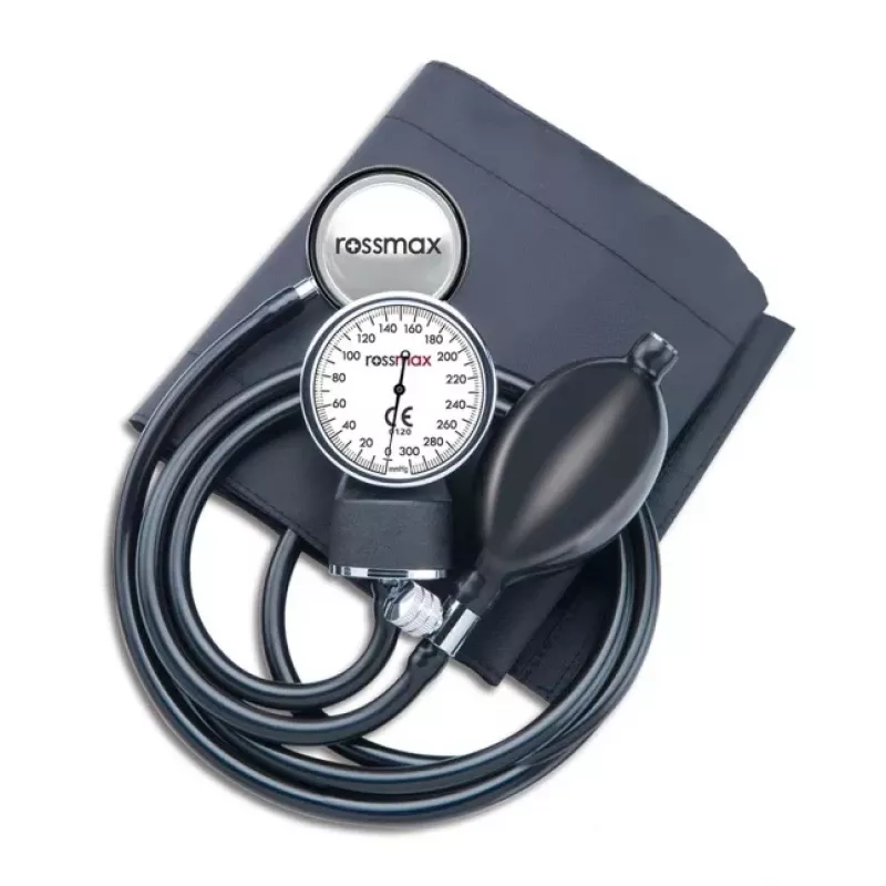 ROSSMAX sfigmomanometro aneroide palmare GB102 con bracciale in nylon e custodia