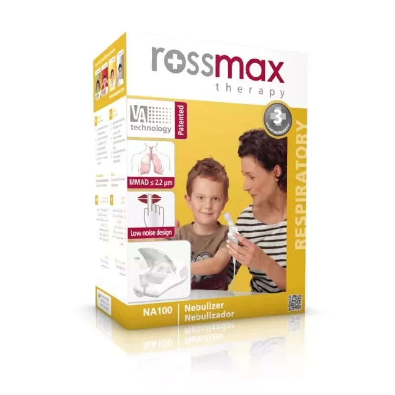 ROSSMAX nebulizzatore a pistone NA100 - nebulizzatore a compressore per adulti e bambini