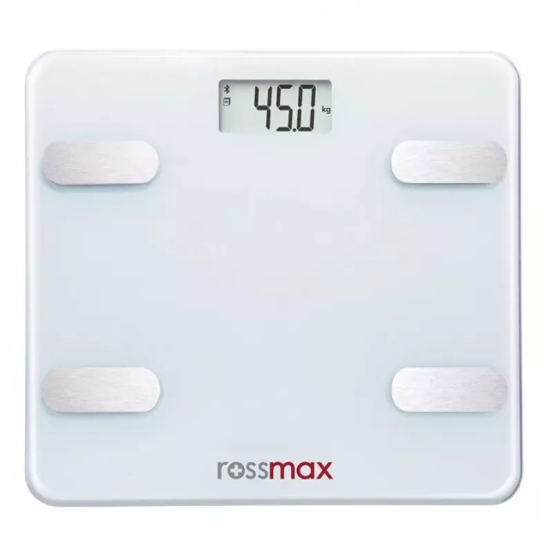 Rossmax WF262 bilancia pesapersone con misurazione del grasso corporeo e Bluetooth