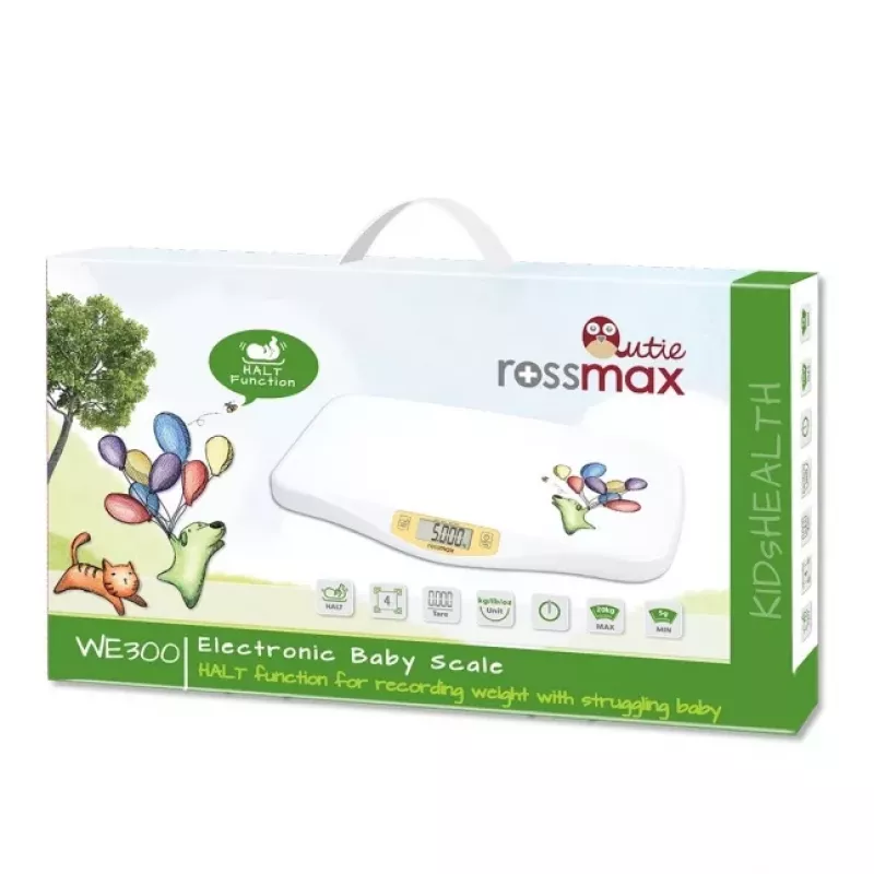 ROSSMAX WE300 Qutie bilancia per neonati con funzione di blocco discrezionale