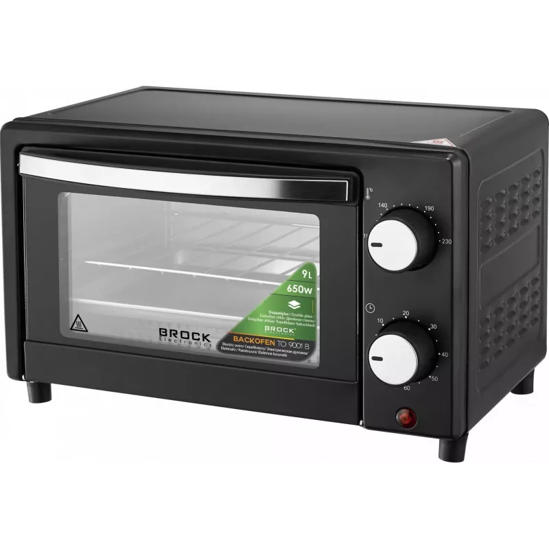 Brock TO 9001 B fornetto tostapane 9L 900W nero