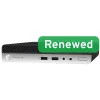 HP Renewed Grade B ProDesk 600 G4 DM Intel Core i3-8100T 8GB 128GB SSD NVMe Intel UHD Graphics 630 Windows 11 Home Desktop Mini