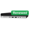 HP Renewed ProDesk 600 G5 Desktop Mini Intel Core i3-9100T 8GB RAM 128GB SSD NVMe Intel UHD Graphics 630 Windows 11 Home Grade B