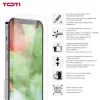 TOTI Tempered Glass 2D Screen Protector Full Cover per iPhone 13/13 Pro/14/16e, trasparente