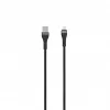 SEEK TOTI USB-A a Lightning cavo intrecciato 2m 2A (Non-MFI) nero