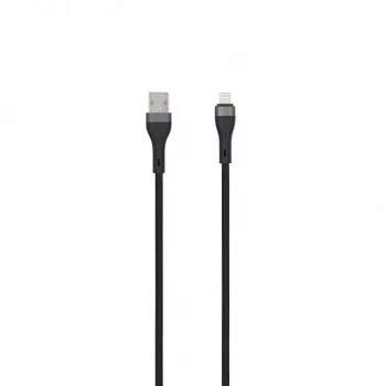 SEEK TOTI USB-A a Lightning cavo intrecciato 2m 2A (Non-MFI) nero
