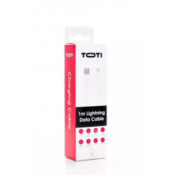 SEEK TOTI USB-A a Lightning, cavo dati PVC 1m 2A (non MFI), bianco
