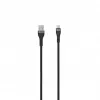SEEK TOTI cavo USB-A su USB-C intrecciato 2m 3A nero