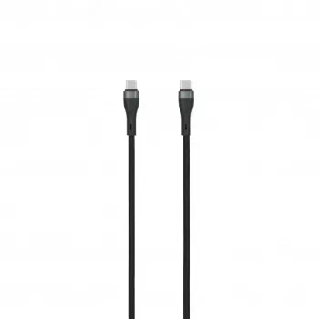 SEEK TOTI USB-C su USB-C 2m cavo intrecciato 3A nero