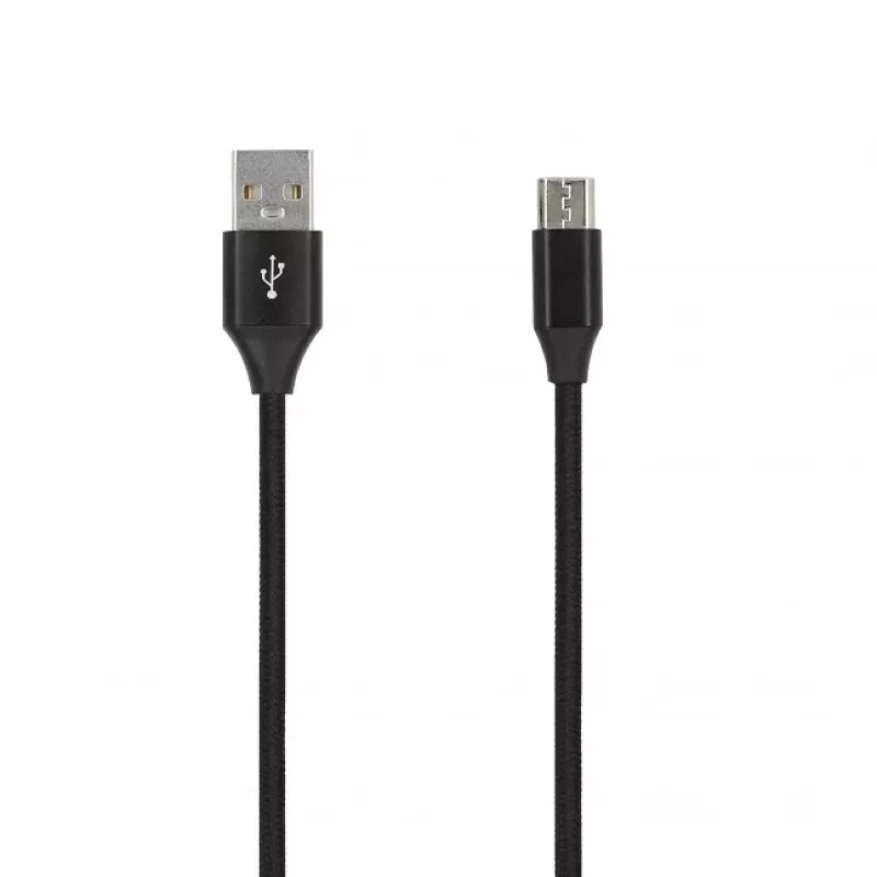 SEEK TOTI USB A a Micro USB, cavo intrecciato 2m, 2A, nero