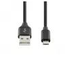 SEEK TOTI USB A a Micro USB, cavo intrecciato 2m, 2A, nero