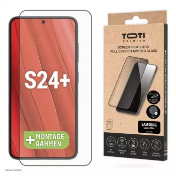 TOTI PREMIUM PREMIUM Tempered Glass 3D Screen Protector Full Cover per Samsung Galaxy S24+/S25+