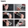 TOTI PREMIUM PREMIUM Tempered Glass 3D Screen Protector Full Cover per Samsung Galaxy S24+/S25+