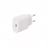 SEEK TOTI caricabatterie da parete 20W Type-C PD con cavo dati Type-C a Type-C, 1 m PVC 3A, bianco