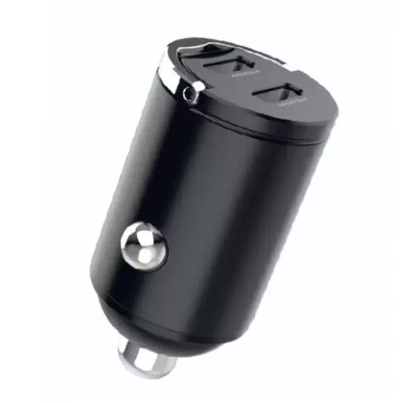 SEEK TOTI caricabatterie auto fast 40W doppia porta Type-C, nero