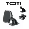 SEEK TOTI supporto magnetico quadrato per auto con montaggio adesivo 3M, nero