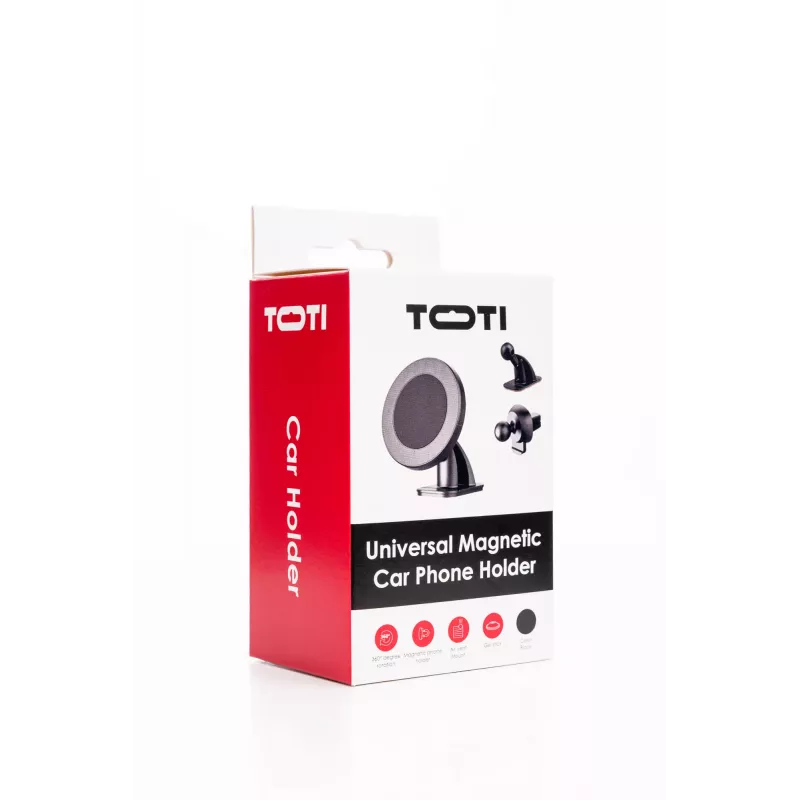 SEEK TOTI supporto magnetico rotondo per auto con montaggio adesivo 3M