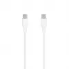 SEEK TOTI USB-C a USB-C cavo in silicone 1m 3A bianco