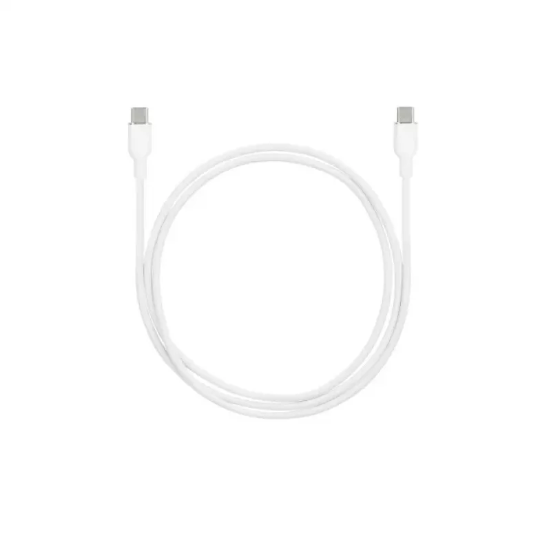 SEEK TOTI USB-C a USB-C cavo in silicone 1m 3A bianco