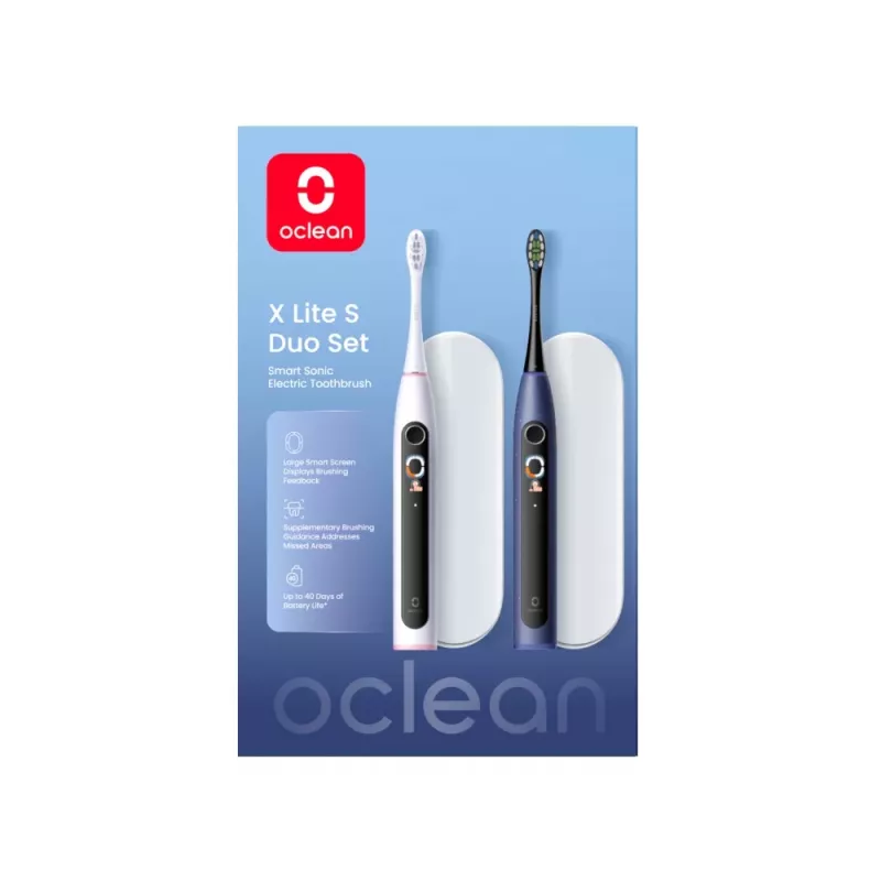 Oclean spazzolino elettrico X Lite S Duo Set