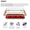 TOTI PREMIUM Pellicola protettiva in vetro temperato 3D Full Cover per Apple iPhone 16 Plus / 15 Plus