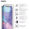 TOTI PREMIUM Pellicola protettiva in vetro temperato 3D Full Cover per Apple iPhone 17/16 Pro