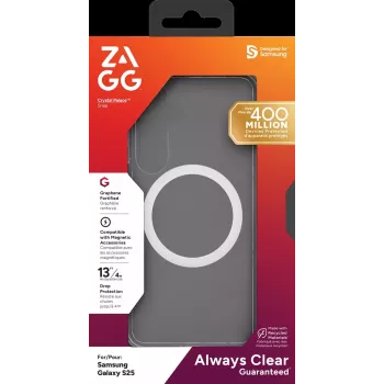 ZAGG Schutzpaket per Samsung Galaxy S25: custodia con MagSafe e protezione display
