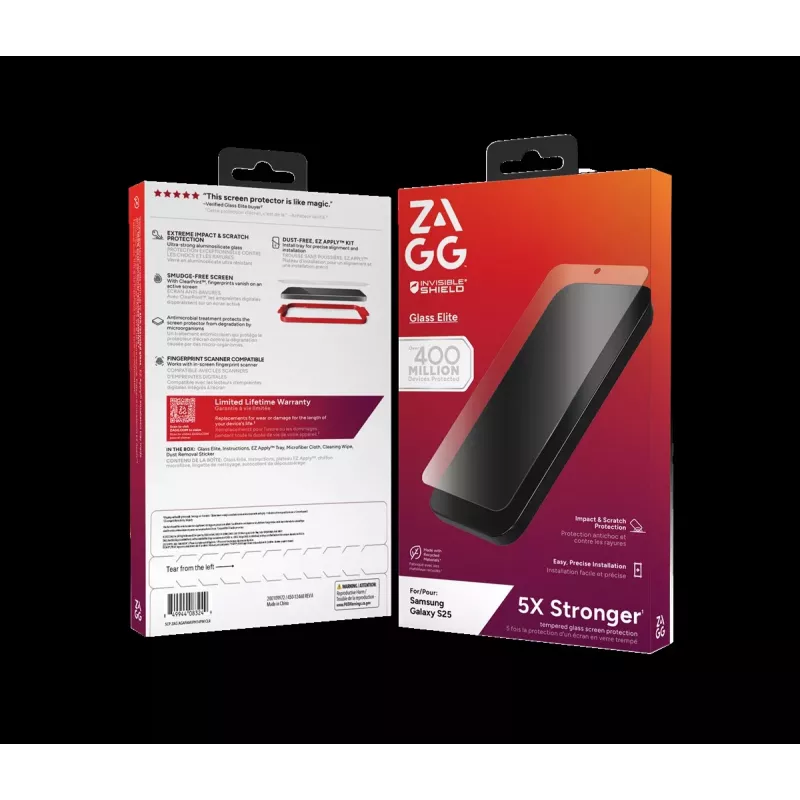 ZAGG Schutzpaket per Samsung Galaxy S25: custodia con MagSafe e protezione display