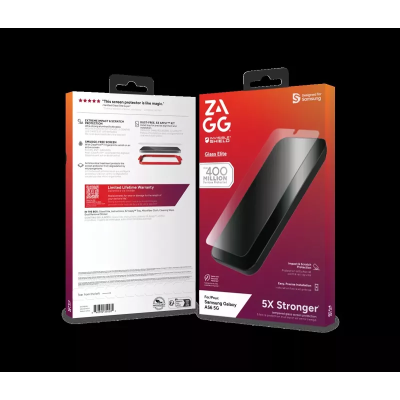 ZAGG Protection Bundle per Samsung Galaxy A56: custodia e protezione display