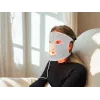 Lunni Maschera facciale LED in silicone con luce LED a 7 colori e infrarosso vicino bianco