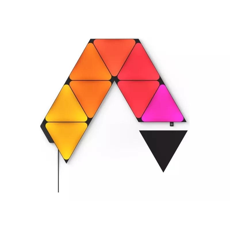 Nanoleaf Shapes Triangoli neri Starter Kit (9 pannelli) 42W WiFi