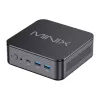 MINIX NR660LP Mini PC, AMD Ryzen 5 6600H, 16GB DDR5, 512GB NVMe SSD, Windows 11 Pro, nero