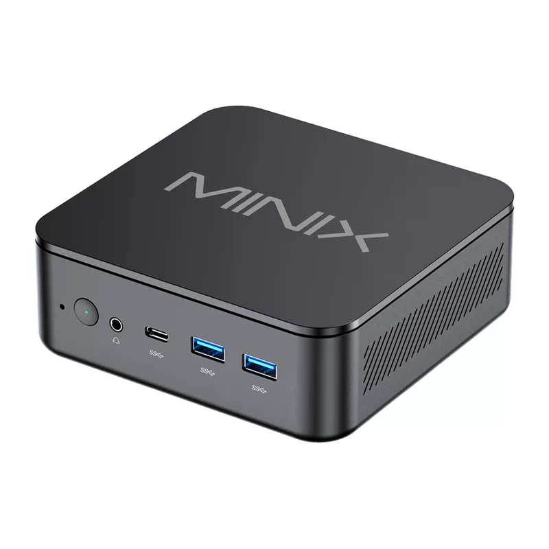 MINIX NR660LP Mini PC, AMD Ryzen 5 6600H, 16GB DDR5, 512GB NVMe SSD, Windows 11 Pro, nero