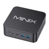 MINIX NR660LP Mini PC, AMD Ryzen 5 6600H, 16GB DDR5, 512GB NVMe SSD, Windows 11 Pro, nero